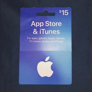 Apple iTunes card